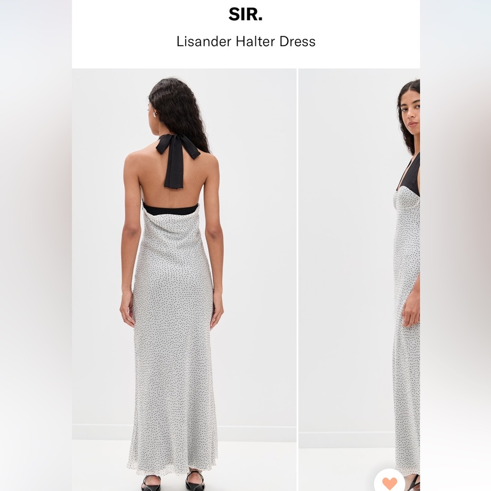 NWT • SIR lisander halter dress in polka dot Bianca - size 1 - Picture 8 of 16